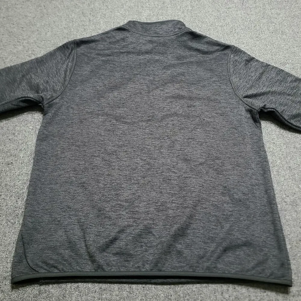 The North Face Jacket Mens Large Gray Skyline Half Zip Fleece Outdoors Travel